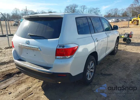 2013 Toyota Highlander from USA, damaged, VIN 5TDZA3EH5DS033924